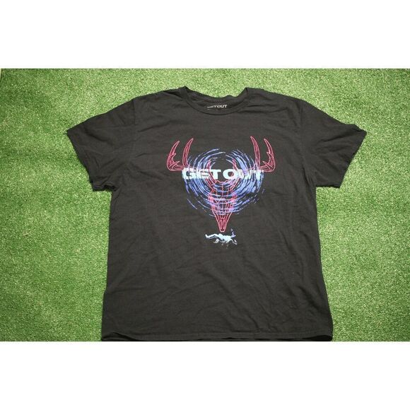 Get Out" Lootwear Exclusive T-Shirt - Size 2XL - Rare Horror Tee - Picture 2 of 6
